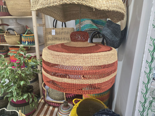 Orange Brown Pendant Shade Lampshade