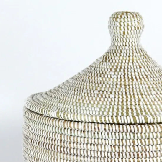 Cream Woven Storage Basket