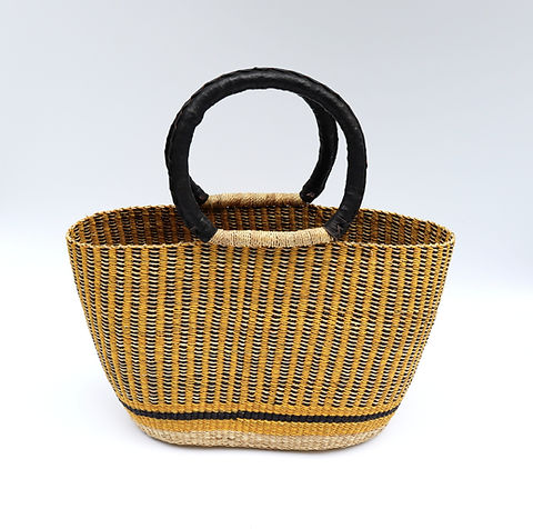 Open Weave Bolga Tote Beach Bag