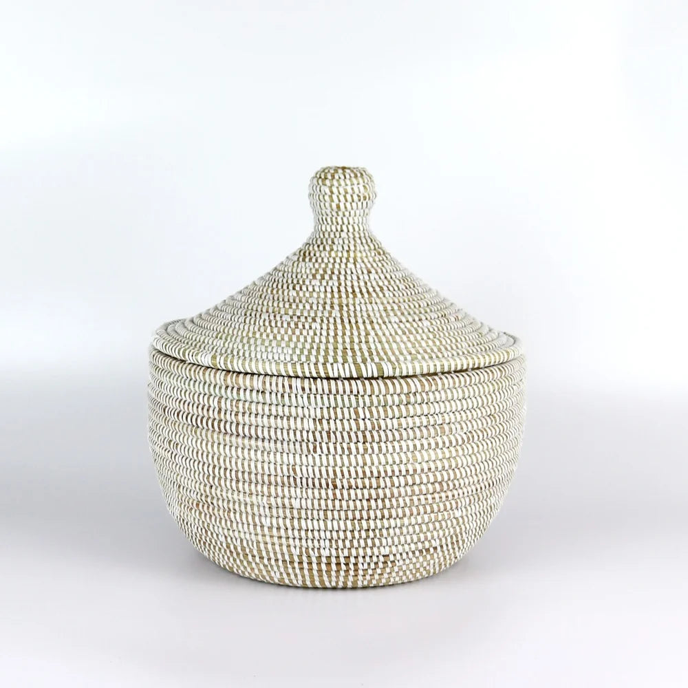 Cream Woven Storage Basket