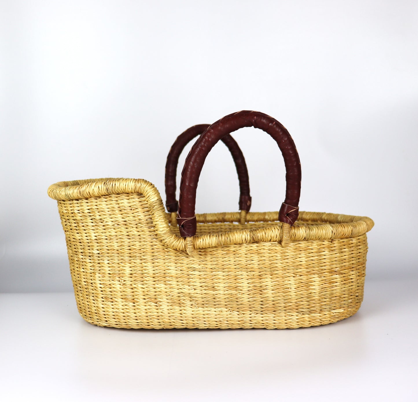 Natural Brown Doll Moses Basket