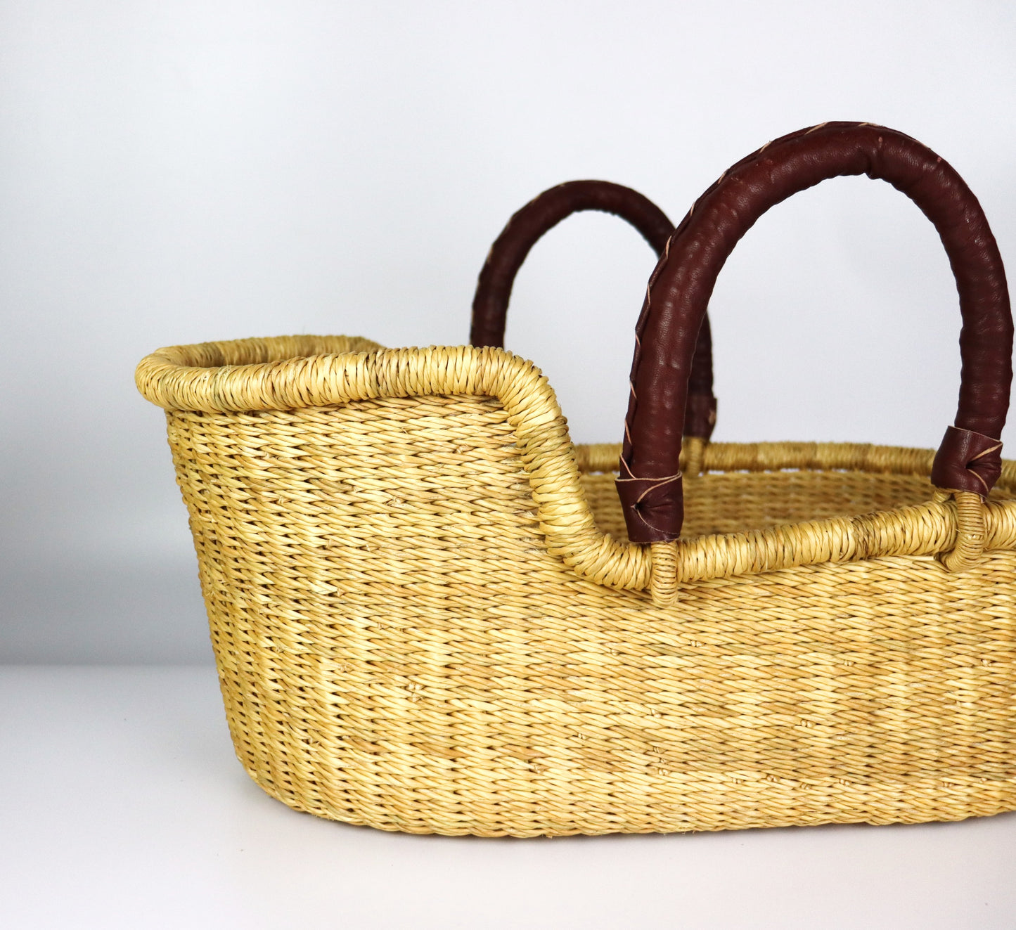 Natural Brown Doll Moses Basket